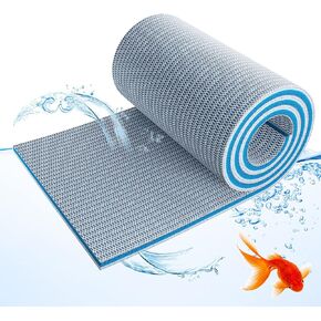 SHIGATSU Aquarium Filter Floss Rolls, Upgraded 8-Layer Aquarium Filter Sponge for Fish Tank Filter and Pond（15.7" x 19.7"）, Aquarium Filter Media for Freshwater or Saltwater Aquariums