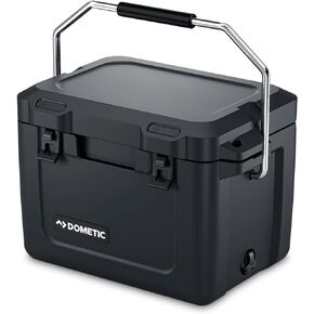 Dometic Patrol 20L Insulated Hard Cooler, Slate, Ice Chest and Passive Cool Box, Fits 15 Cans