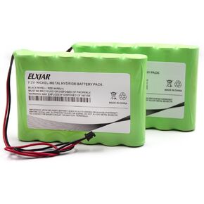 (2-Pack) 7.2V 3600mAh Ni-MH Battery Replacement for ADT/DSC Impassa 9057 Wireless Control Battery 6PH-H-4/3A3600-S-D22, ALM-CS-DSC905BT, DSC SCW9057, OSA273
