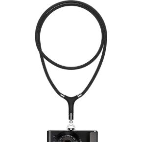 SURITCH Camera Strap Universal Rope Camera Neck Shoulder & Crossbody Strap with 1/4" Stainless Steel Screw Connector for All DSLR Camera -(Black, 41 inch)