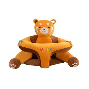 Wallfire Animal Shape Baby Floor Seat Cover, Super Soft Learn to Sit Support Sofa Cover, Baby Sitting Chair Cover with Non-Slip Bottom, Higher and Bigger Baby Lounger Cover for 3-36 Months