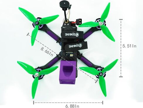 طائرة بدون طيار FPV مقاس 5 بوصة مع كاميرا عالية الدقة للبالغين، طائرة سباق بدون طيار مقاس 220 مم مع محرك F405 60A، 4S 2206 2300 كيلو فولت، 800TVL، طائرة سباق بدون طيار DIY FPV Racing Drone (NO.X220S) in Kuwait