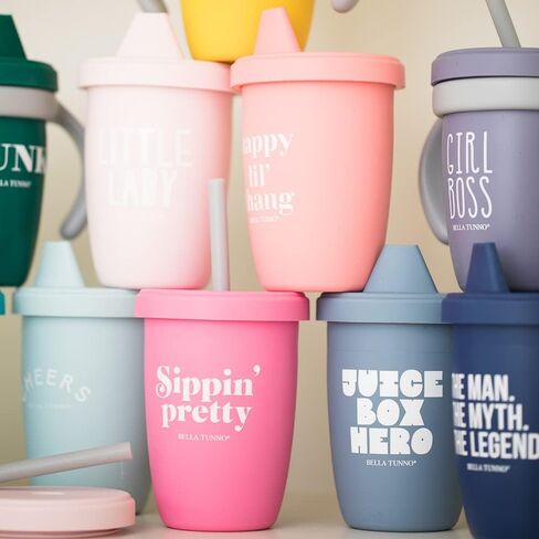 غطاء بيلا تونو هابي سيبي - غطاء سيليكون سيبي وقش سيبي، غطاء تحويل لكوب بيلا تونو السيليكون سيبي، مصنوع من السيليكون غير السام الخالي من مادة BPA (Juice Box Hero) in Kuwait