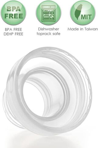 Maymom Conversion Kit Compatible with Medela Sonata, Freestyle Flex, Pump in Style MaxFlow to Use with Phillips Avent Bottles Avent Natural PP Bottle Spectra Bottle Thread Changer Avent Converter Kit in Saudi Arabia