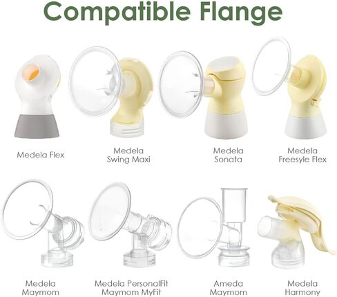 Maymom Conversion Kit Compatible with Medela Sonata, Freestyle Flex, Pump in Style MaxFlow to Use with Phillips Avent Bottles Avent Natural PP Bottle Spectra Bottle Thread Changer Avent Converter Kit in Saudi Arabia