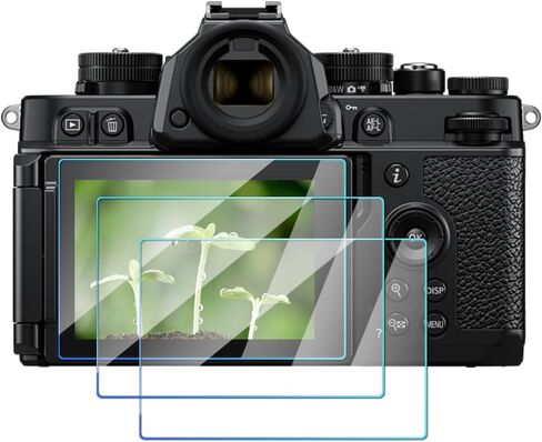 واقي شاشة ADQQUI Zf متوافق مع كاميرا Nikon Zf/Z f / Z5، زجاج مقسى صلابة 9H مضاد للخدش (3 عبوات) in Kuwait