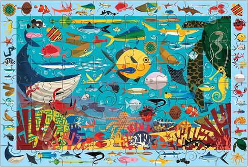 Mudpuppy African Safari — 64 Piece Search & Find Puzzle Jigsaw Puzzle Featuring Diverse Safari Animals and Over 40 Hidden Images to Find for Ages 4+ in Saudi Arabia