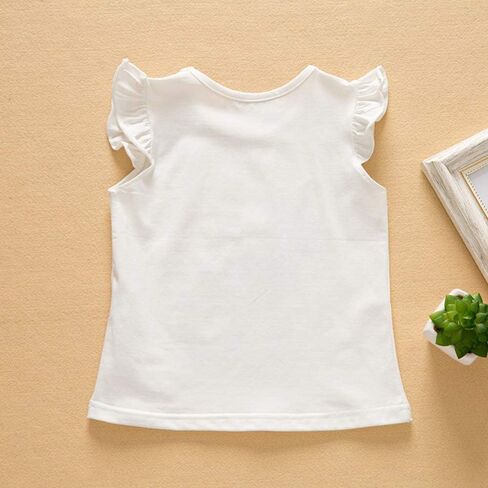 Xfglck طفل أطفال طفل الفتيات ملابس عيد الفصح الأرنب الأرنب طباعة كشكش كم قميص علوي + Bowknot تنورة ملابس الصيف مجموعة in Kuwait