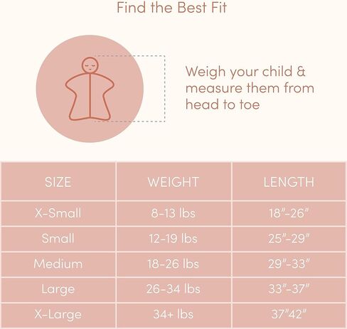 قماط SleepingBaby Zipadee-Zip Transition - كيس نوم للأطفال مع سحاب مريح - بطانية واسعة يمكن ارتداؤها للطفل لتغيير الحفاضات بسهولة - فحص وردي، كبير (12-24 شهرًا) in Kuwait