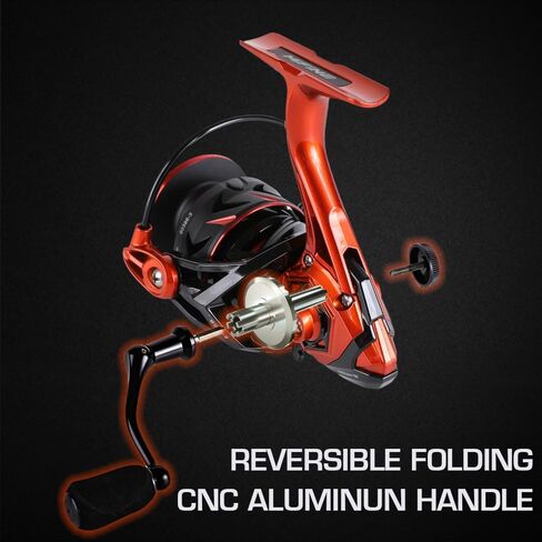 Mifine Crescent TX Powerful Spinning Reel 26LBs Max Drag Double Sheilded 6+1BB 5.2:1 Ultralight Bass Fishing Reel 2000-4000 in Kuwait