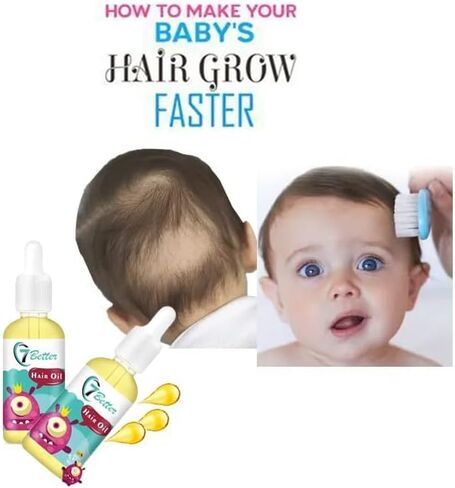 منتجات العناية بالشعر الطبيعية للأطفال، قوة إضافية لنمو وتغذية الأطفال، زيت مصل نمو الشعر، زيت الحبة السوداء لنمو قوي للشعر - سميك وكامل in Kuwait