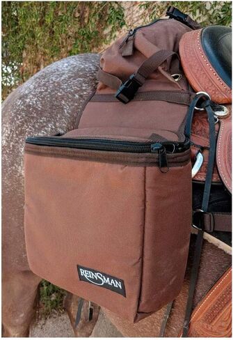 Reinsman Insulated Leakproof Cooler Saddle Bag with Additional Cantle Bag and Straps in Saudi Arabia