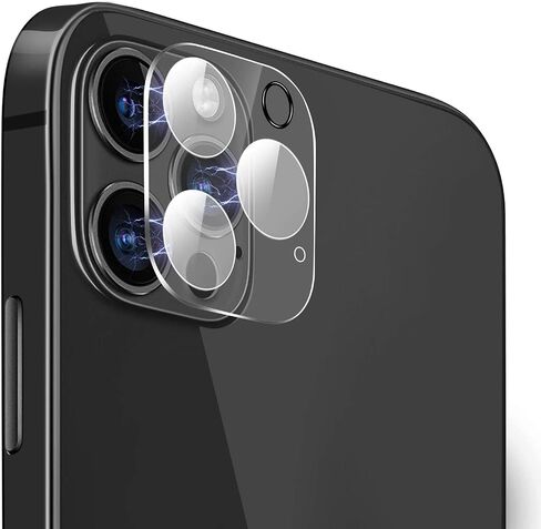 Beeyoka [عبوة من قطعتين] واقي عدسة الكاميرا متوافق مع iPhone 12 Pro Max، واقي شاشة زجاجي مقوى شفاف للكاميرا [عالية الوضوح] [مضاد للخدش] (6.7 بوصة) in Saudi Arabia