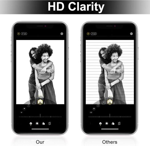 Beeyoka [عبوة من قطعتين] واقي عدسة الكاميرا متوافق مع iPhone 12 Pro Max، واقي شاشة زجاجي مقوى شفاف للكاميرا [عالية الوضوح] [مضاد للخدش] (6.7 بوصة) in Saudi Arabia