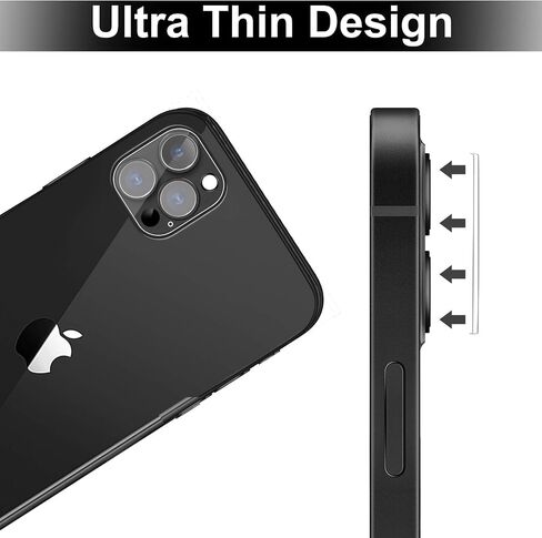 Beeyoka [عبوة من قطعتين] واقي عدسة الكاميرا متوافق مع iPhone 12 Pro Max، واقي شاشة زجاجي مقوى شفاف للكاميرا [عالية الوضوح] [مضاد للخدش] (6.7 بوصة) in Saudi Arabia