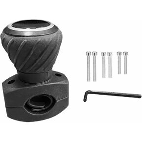 1 Set Steering Wheel Knob Spinner, Universal Car Suicide Knob Power Handle Spinner Fit for Cars, Truck, Semi Truck, Forklift, Lawn Mower, Tractor, Boat, Golf Cart