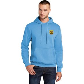 ALLNTRENDS United Parcel Service Embroidered Hoodie Sweatshirt (M, Brown)
