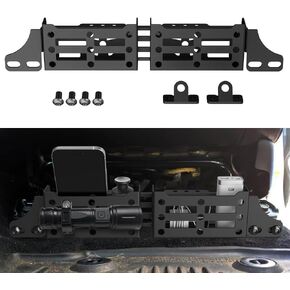 Front Seat Brackets Multifunction Tactical Organizer and Storage Tray, Rigid Molle Panel Mounts Compatible with Toyota Tacoma, 4Runner, and Lexus GX460 GX470