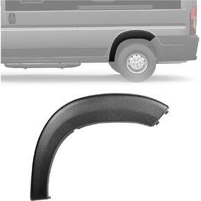 HECASA Front Molding Wheel Trim Fender Flare Compatible with 2019-2022 Dodge Ram Promaster 1500 2500 3500 Door Molding Wheel Trim - Left Driver Side