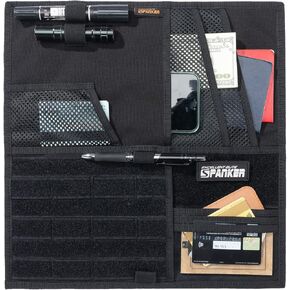 EXCELLENT ELITE SPANKER Tactical Visor Panel Organizer for Pickup F150 Large Molle Vehicle Sun Visor Holder Car Sunshade Storage Pouch
