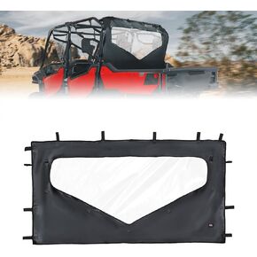 KEMIMOTO UTV Rear Window Compatible with Pioneer 1000 3P 6P, Roll Up/ Down Design, Water-Resistant Fabric Mid Panel, Windscreen Accessories Replace #0SR95-HL8-211B
