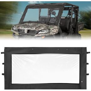 KEMIMOTO Soft Front Windshield Compatible with CFMOTO Uforce 1000/1000XL 2019-2024, PVC Front Window Screen Full Front Windshield 1000 Accessories