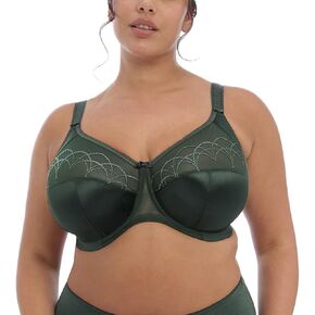 حمالة صدر Elomi للسيدات Cate Underwire ذات كوب كامل، أسود، 42H US