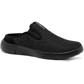 OrthoComfoot Comfortable Mens Casual Walking Shoes, Arch Support Slip On Loafers for Plantar Fasciitis, Orthopedic Slippers for Extra Cushioning and Foot and Heel Pain Relief