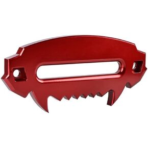10inch Aluminum Hawse Fairlead for Synthetic Winch Rope Cable ATV, Winch Hawse Fairlead, 10" Mount Aluminum Hawse Fairlead Synthetic Winch Rope Cable Lead Guide - Blue