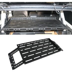 Rear Trunk Cargo Rack Basket Tray Fit for 2007-2018 Jeep Wrangler JK and 2018-2024 Jeep JL Unlimited 4 Doors Hardtop,Wrangler Interior Storage Carrier Basket