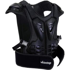 Webetop Adults Dirt Bike Body Chest Spine Protector Armor Vest for Skiing