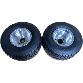 10''X4.5'' GO KART FRONT TIRES AND RIMS WITH 3 HOLES,2 PCS IN BOX,TIRES WITH GRAIN SURFACE TO INCREASE FRICTION COEFFICIENT AND IMPROVE SAFETY PERFORMANCE,DRIFT TRIKE,BUGGY