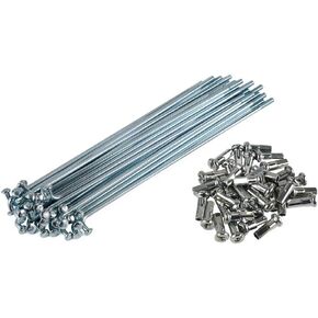 NICECNC 36pcs Motorcycle Wheel Spokes Set Compatible with Honda CT90 CL70 C70 C100 C50 ALL SIZE 140.17 RIM