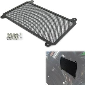 Xitomer Aluminum Radiator Guard, Fit for 2023 NINJA400 Radiator Guard Z400 2018 2019 2020 Radiator Cover NINJA 250 2018 2019 Z250 2018 2019, Radiator Grille (Black)