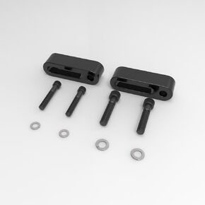 Passenger 1" Floorboard Extensions for 2010+ Harley FL's Motorcycles (1'' Floorboard Extension Spacer Kit)
