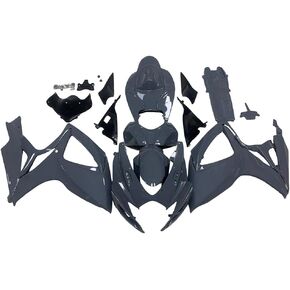 WYNMOTO Matte Black Gas Tank Side Cover Panel Fairing Fit for Suzuki 2006 2007 GSXR600 GSXR750 K6 06 07 GSXR 600 GSXR 750 Tank Side Fairing Panel