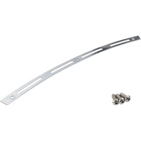 Polished Stainless Slotted Windshield Trim Compatible with Harley Davidson Touring Street Glide Electra Glide Ultra Limited Tri Glide 1996-2013