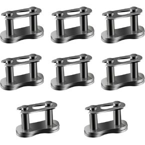 8 Pcs #35 Chain Master Link, Bike Chain Link Connector, Master Links for 35 Chain, #35 Roller Chain Connecting Links, Master Link Connector for Bike Mini Bike Bicycle Karting Pit ATV Scooter