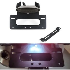 Motorcycle Fender Eliminator Compatible with Husqvarna 701 Enduro/Supermoto 2016-2024 License Plate Bracket Holder Tail Tidy (White)