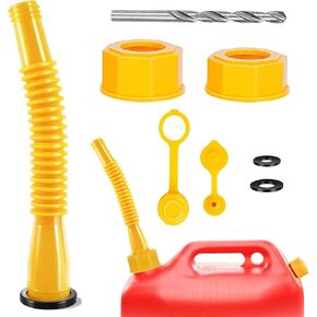 استبدال علبة الغاز. فوهة علبة الغاز، فوهة صب مرنة لمعظم علب الزيت سعة 1/2/5/10 جالون مع أغطية تنفيس علبة الغاز، وسادة مطاطية سميكة، غطاء صنبور، غطاء القاعدة in Kuwait