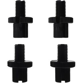 4 PCS M10 Clutch Brake Cable Adjuster Screw,Universal Brake Clutch Cable Line Adjuster Screw Adjusting Nut Bolt with Slotted 10MM for Motorcycle Motorbike Moped Scooter Dirt Bike-Silver