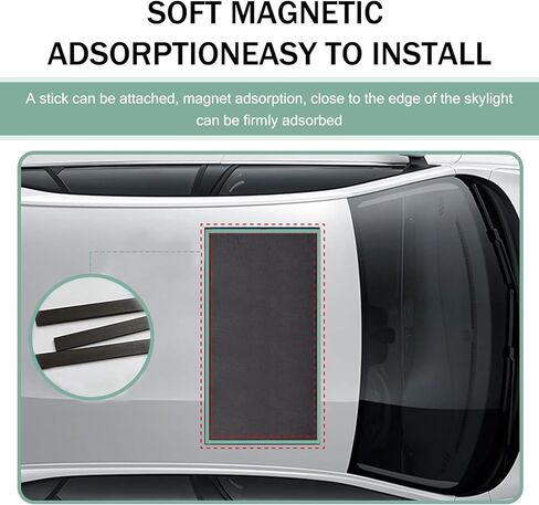 Ajxn قطعة واحدة من شبكة تظليل فتحة سقف السيارة، 39.3 بوصة × 25.5 بوصة، غطاء حماية من أشعة الشمس والغبار الحراري، غطاء قابل للتنفس من نوع الامتزاز للتخييم، عالمي لمعظم السيارات (أسود) in Kuwait