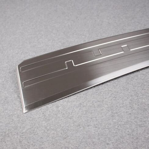 Beautost Fit for Toyota New Land Cruiser LC250 2024 2025 Rear Outside Bumper Sill Plate Guard Trim (Silver) in Saudi Arabia