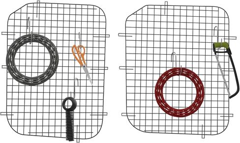 شاشات أمان النافذة الخلفية تناسب 2015-2024 Ford Transit متوسطة السقف عالية السقف فان شاشة أمان معدنية 2 قطعة باللون الأسود in Kuwait