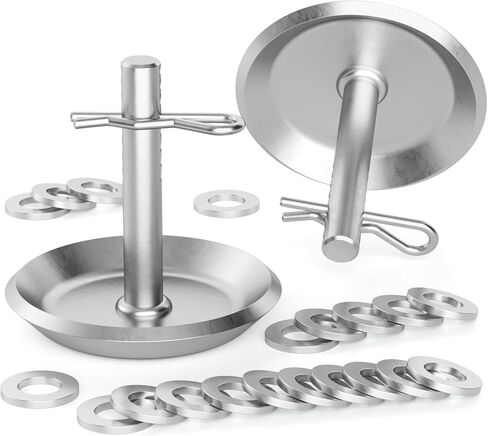 أحذية محراث الثلج لبولاريس، قطعتان من أحذية التزلج شديدة التحمل لمحراثة الثلج ATV وUTV، أقدام محراث الثلج الصلبة القابلة للتعديل مع دبابيس وملحقات الغسالة المسطحة قطع غيار 2205071 2208864 in Kuwait