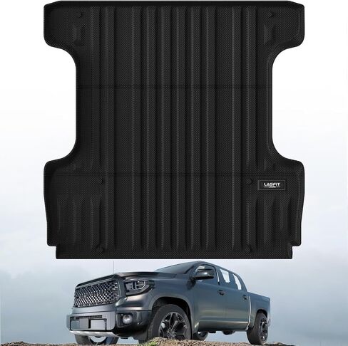 سجادات أرضية LASFIT تناسب 2015-2024 Ford Edge، تناسب مخصص TPE جميع بطانات أرضية السيارة للصف الأول والثاني، أسود in Kuwait