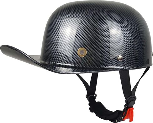 Baseball Motorcycle Helmet - Half Motorcycle Helmet, DOT Approved, Motorcycle Half Helmet for Chopper Moped Scooter Motorbike Electric in Saudi Arabia