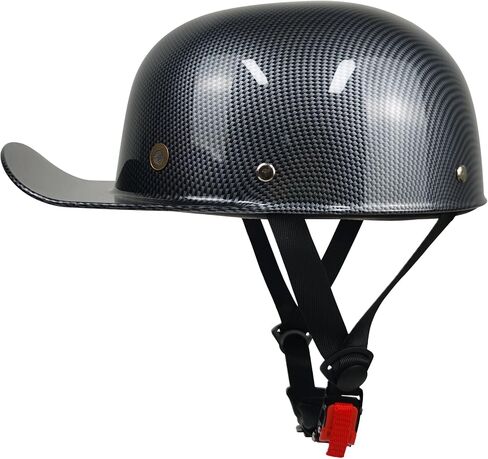 Baseball Motorcycle Helmet - Half Motorcycle Helmet, DOT Approved, Motorcycle Half Helmet for Chopper Moped Scooter Motorbike Electric in Saudi Arabia