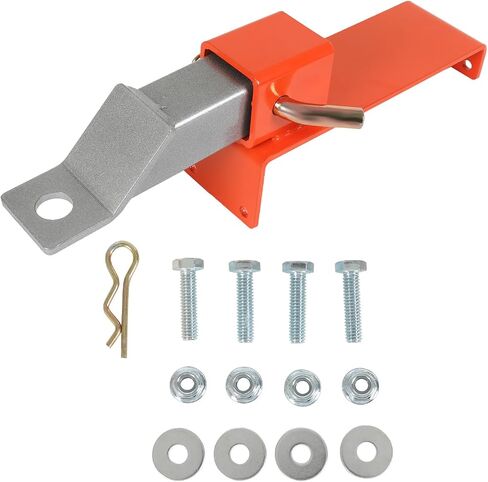 093-1118-98 Hitch Kit with Pin Replacement for Bad Boy Rambler, Magnum, ZT Elite, Avengers and 2018-2020 Mavericks 2" Rear Receiver Hitch 093-1118-98 & 093-1111-00 (Red) in Saudi Arabia