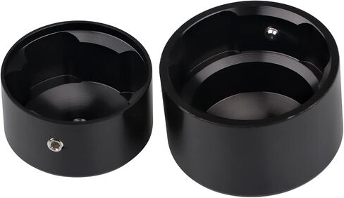 Aluminum Rear Axle Nut Caps Cover For Harley Softail FXST Slim FLS & Dyna FXD models 2008-2017, Black in Kuwait
